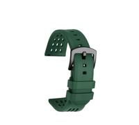 PJFSQAD Fit For Luminox For Omega For Seiko For Mido For Breitling For IWC Men's Silicone Breathable Watchband 20 22mm Fluoro Rubber Watch Strap
