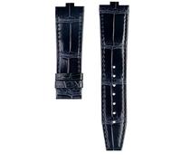PJFSQAD Fit For Vacheron Constantin Danton Watch Strap For Crossover Four Seas VC 4300/4500V 5500V 7900V Series Raised Leather Band 24 * 7mm(A-blue-no bucke)