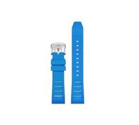 PJFSQAD FKM Fluorine Rubber Watchband 20mm 21mm 22mm 24mm Fit For Breitling For Omega For Seiko For Casio For Mido Watches Band Sport Watch Strap