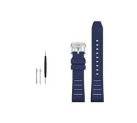 PJFSQAD FKM Fluorine Rubber Watchband 20mm 21mm 22mm 24mm Fit For Breitling For Omega For Seiko For Casio For Mido Watches Band Sport Watch Strap
