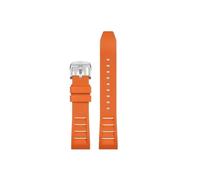 PJFSQAD FKM Fluorine Rubber Watchband 20mm 21mm 22mm 24mm Fit For Breitling For Omega For Seiko For Casio For Mido Watches Band Sport Watch Strap