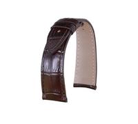 PJFSQAD Hide Leather Watch Straps Black Dark Brown Accessories Men Bands Fit For Frederique Constant Classic