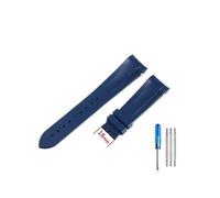 PJFSQAD High-end Silicone Watchbands Fit For Tudor 1958 Black Bay Bronze Small Copper Flower Red Series Strap 22mm(Blue-No)