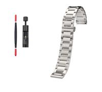 PJFSQAD Matte Black Steel Belt 20mm 22mm Fit For Timex T49963 T49905 TW4B14200 Stainless Strap Men Metal Watch Band(3118-silver,22mm)