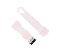 PJFSQAD Men's resin strap watch accessories pin buckle Fit For Casio For GSHOCK GA100 GA110 GA120 GD120 sports waterproof women band(Transparent pink)