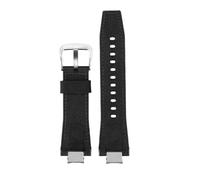PJFSQAD Modified Nylon Watchband Fit For Casio For G-SHOCK GST-B400 GST-B400BD/AD Silicone Rubber Watch Band Strap Bracelet(Nylon black SK)