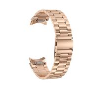 PJFSQAD No Gaps Strap Fit For Samsung For Galaxy Watch 6 Classic 43mm 47mm 4/5/6 40mm 44mm Band Quick Stainless Steel Bracelet 5Pro 45
