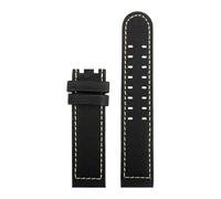 PJFSQAD Nylon Bottom Watch Strap 20mm 22mm Breathable Black White Lines Watchband Fit For Hamilton KHAKI FIELD H70575733 H68401735(Black white-NO BK,22mm)