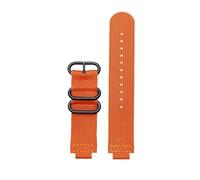 PJFSQAD Nylon Canvas Watch Strap Fit For CASIO For G-shock DW-H5600 Special Convex Interface Black Blue Green Khaki Orange Red Men's Watchband(Orange-B pin)