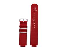 PJFSQAD Nylon Canvas Watch Strap Fit For CASIO For G-shock DW-H5600 Special Convex Interface Black Blue Green Khaki Orange Red Men's Watchband(Red-S pin)
