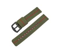 PJFSQAD Nylon Strap Fit For Samsung Galaxy Watch 42mm 20mm 22mm 3 41mm 46mm Active 2 For Gear For Amazfit Bip Band(Green red black,22mm)