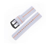 PJFSQAD Nylon Strap Fit For Samsung Galaxy Watch 42mm 20mm 22mm 3 41mm 46mm Active 2 For Gear For Amazfit Bip Band(White red black,22mm)