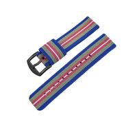 PJFSQAD Nylon Strap Fit For Samsung Galaxy Watch 42mm 20mm 22mm 3 41mm 46mm Active 2 For Gear For Amazfit Bip Band(Color black,20mm)