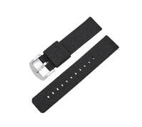 PJFSQAD Nylon Strap Fit For Samsung Galaxy Watch 42mm 20mm 22mm 3 41mm 46mm Active 2 For Gear For Amazfit Bip Band(Black silver,22mm)