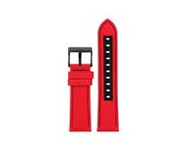 PJFSQAD Nylon Watch Band Fit For Seiko No. 5 Street Overlord Limited Edition SRPF23 SRPF24 SRPF19K1/SRPF20K1 Bottom Watchband(Red bk)