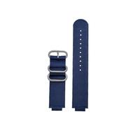 PJFSQAD Nylon Watch Band Strap Fit For Casio AE-1200 AE-1300 AE-1000W Modified Wristband Men's Bracelet Accessorie 18mm(Blue sk)