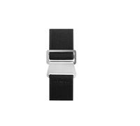 PJFSQAD Parachute Watch Strap Elastic Nylon band Fit For Seiko For Rolex For Water Ghost For Citizen For Tudor Men‘s Canvas Sport Bracelet 20mm 22mm(Black-silver,20mm)