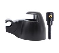 PJFSQAD Rear Windscreen Windshield Window Wiper Arm Rocker Bolt Cover Cap Washer Jet Nozzle Fit For VW Polo MK4 9N Vivo 2002 2003 2004 2005(Nozzle With Cap)