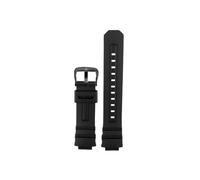 PJFSQAD Silicone Rubber Watch Strap 16mm Black Men's Watchband Accessory Fit For CASIO For G-SHOCK 4778 AW-591 AW-590 AW-5230 AWG-M100 AWG-M101(Black-B pin)