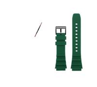 PJFSQAD Silicone Rubber Watch Strap Fit For SEIKO NO.5 Prospex SRPD63K1 SRPD79 SRPE31 20mm 22mm Black Green Red Orange Blue Men's Watchband(Green-B pin,20mm)