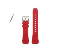 PJFSQAD Silicone Rubber Watch Strap Fit For SEIKO NO.5 Prospex SRPD63K1 SRPD79 SRPE31 20mm 22mm Black Green Red Orange Blue Men's Watchband(Red-S pin,20mm)