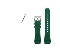 PJFSQAD Silicone Rubber Watch Strap Fit For SEIKO NO.5 Prospex SRPD63K1 SRPD79 SRPE31 20mm 22mm Black Green Red Orange Blue Men's Watchband(Green-S pin,20mm)