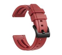 PJFSQAD Silicone Watch Band Quick Release Rubber Straps 18mm 19mm 20mm 21mm 22mm 24mm Diving Men Watches Accessories(Red 2,20mm)