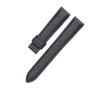PJFSQAD Soft Women's Leather Watch Strap Suitable Fit For COACH Chain 16mm Red Black Fashionable Cross Texture(Black No buckle)