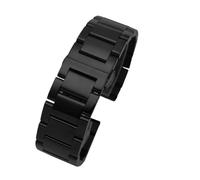 PJFSQAD Solid Stainless Steel Strap Accessories Fit For Armani For Jeep For Fossil For Tissot For Casio PRG-600 650 For Swordfish 316 Metal steel WatchBand 20MM(A-black,24mm)