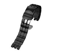 PJFSQAD Solid Stainless Steel Watchband Fit For Swatch YGS740 YGS749G YIS401 YCS443 YVS451 For IRONY Men's Strap 17mm 19mm 21mm Women's Bracelet(G27-black,21mm)