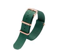 PJFSQAD Universal Nylon Canvas Watch Strap Fit For DW For Briston For Rolex 18mm 20mm 22mm Black Red Green Khaki Blue Sports Men And Women Watchband