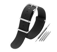PJFSQAD Universal Nylon Canvas Watch Strap Fit For DW For Briston For Rolex 18mm 20mm 22mm Black Red Green Khaki Blue Sports Men And Women Watchband
