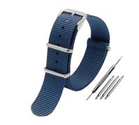 PJFSQAD Universal Nylon Canvas Watch Strap Fit For DW For Briston For Rolex 18mm 20mm 22mm Black Red Green Khaki Blue Sports Men And Women Watchband