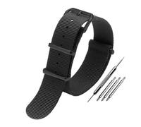 PJFSQAD Universal Nylon Canvas Watch Strap Fit For DW For Briston For Rolex 18mm 20mm 22mm Black Red Green Khaki Blue Sports Men And Women Watchband