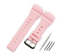 PJFSQAD Watch accessories resin strap men's pin buckle rubber watch band Fit For Casio BABY-G BA-111 BA-110 BA-112 BA-120 with women(Matte pink)
