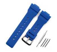 PJFSQAD Watch accessories resin strap men's pin buckle rubber watch band Fit For Casio BABY-G BA-111 BA-110 BA-112 BA-120 with women(Matte blue)