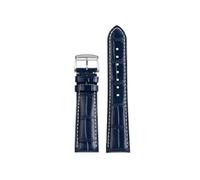 PJFSQAD Watch Band Fit For Longines Masters Bracelet Leather L2 L3.782 For Comcast Men's Accessories 19mm 20mm 21mm(Blue sk,20mm)