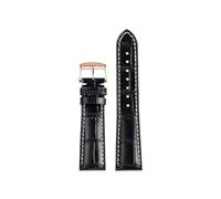PJFSQAD Watch Band Fit For Longines Masters Bracelet Leather L2 L3.782 For Comcast Men's Accessories 19mm 20mm 21mm(Black gk,20mm)
