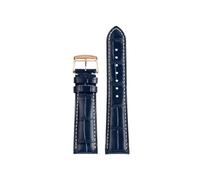 PJFSQAD Watch Band Fit For Longines Masters Bracelet Leather L2 L3.782 For Comcast Men's Accessories 19mm 20mm 21mm(Blue gk,19mm)