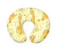 PJHEQOXE Cute Giraffe Nursing Pillow Cover Nursing Pillows for Breastfeeding Fits The Original Support for Breastfeeding Nipple Shields for Breastfeeding Newborn