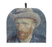 PJHEQOXE - Tea Cosy Teapot with Handle Van G Gogh Oil Painting Teapot Dust Cover Custom Keep Warm Kitchen Decorative Keep Warm, Can Be Hung and