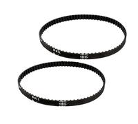 PJinloog-Timing belt 2pcs Replace Cog Geared Gear Belt (150XL037), For 6502 = 90228-060 Stable Large Transmission Ratio Range Low Noise Precise size
