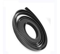 PJinloog-Timing belt Arc HTD3M Open Synchronous Belt, Width 9/10/15/20/25mm, HTD3M-15mm Polyurethane Steel PU, Black HTD3M Timing Belt CNC Precise size (Size : Length 5M, Width : 9mm Color Black)