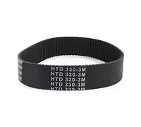 PJinloog-Timing belt Closed-Loop Transmission Timing Synchronous Belt, 174mm Girth, 9mm/10mm/15mm/20mm Width, 3mm Pitch, HTD3M 174 58 Arc Tooth, Precise size