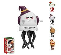 Pjjrdh Magical Mini Dancing Ghost for Christmas,Wind-up Twist Ghost Christmas Interesting Toys, Mini Interactive Dancing Crawling Funny Ghost, Clockwork Sliding Creative Toy D
