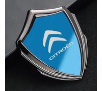 PjjxQf Car 3D Emblems for Citroen C3 2002-2005-Modelle,Trunk Badge Front Grille Tailgate Emblem Hood Trunk Badgear Front Bonnet Logo Styling Sign Body,E-normal
