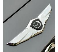 PjjxQf Car 3D Emblems for Mazda 2 2007-2023-Modelle,Trunk Badge Front Grille Tailgate Emblem Hood Trunk Badgear Front Bonnet Logo Styling Sign Body,A-normal