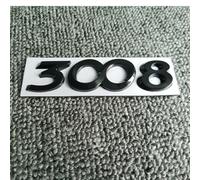 PjjxQf Car 3D Emblems for Peugeot 3008-Modelle,Trunk Badge Front Grille Tailgate Emblem Hood Trunk Badgear Front Bonnet Logo Styling Sign Body,C-normal
