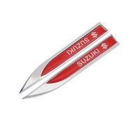 PjjxQf Car 3D Emblems for Suzuki Jimny 2019 2020 2021 2022-Modelle,Trunk Badge Front Grille Tailgate Emblem Hood Trunk Badgear Front Bonnet Logo Styling Sign Body,Red-normal