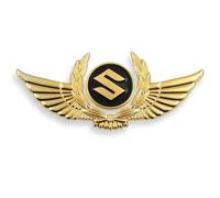 PjjxQf Car 3D Emblems for Suzuki Jimny IV 2018-2023-Modelle,Trunk Badge Front Grille Tailgate Emblem Hood Trunk Badgear Front Bonnet Logo Styling Sign Body